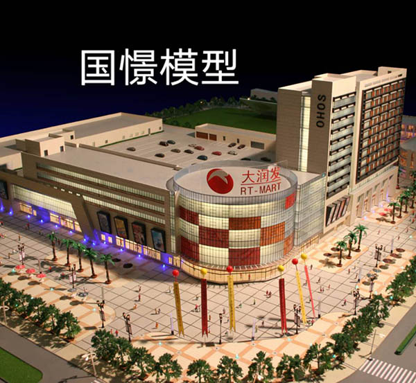 巴青县建筑模型