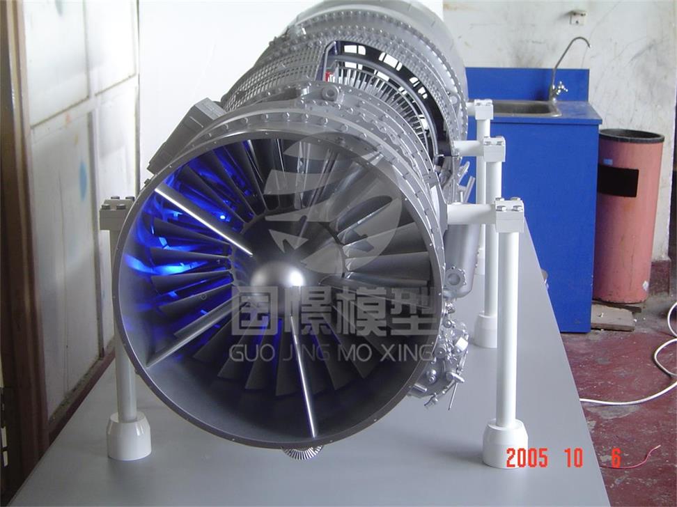 巴青县飞机发动机模型