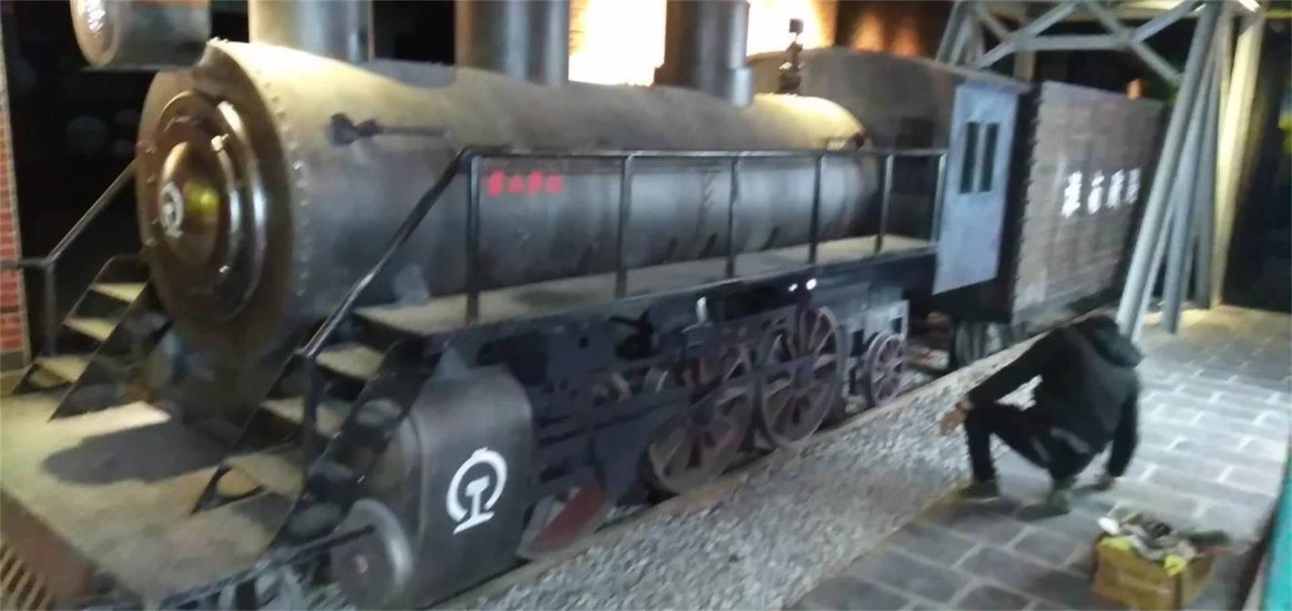 巴青县蒸汽火车模型