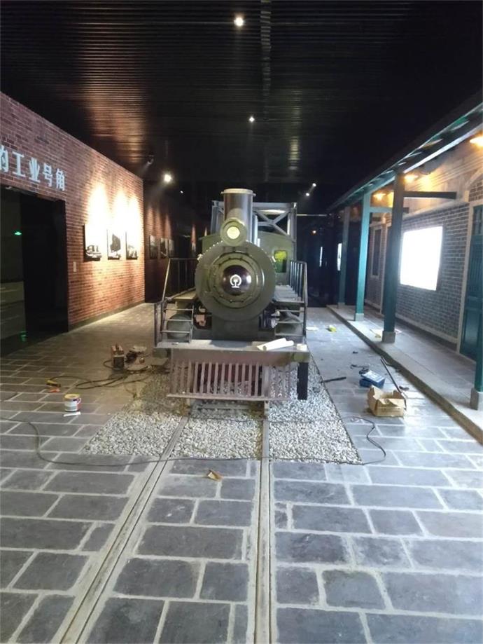 巴青县蒸汽火车模型